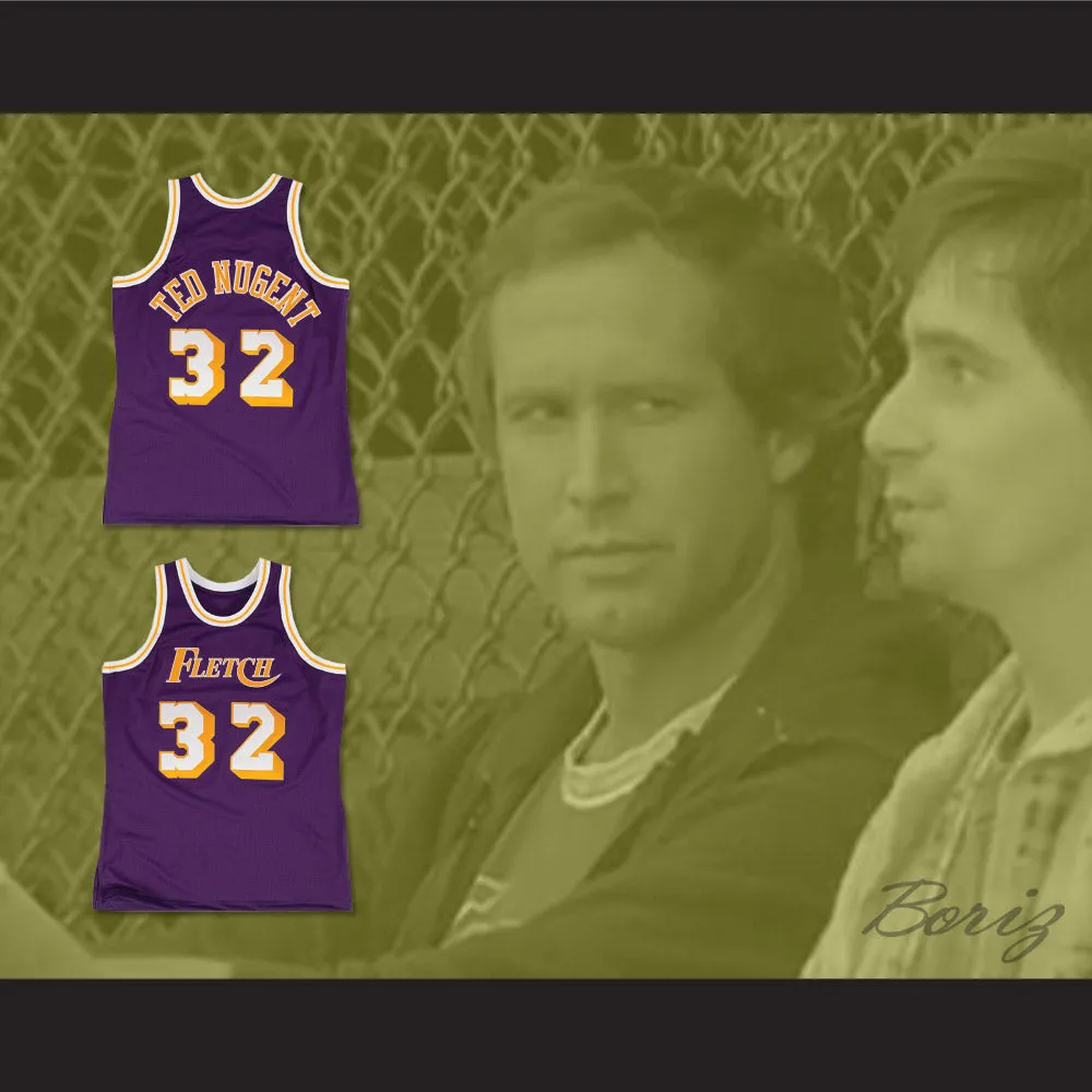 Fletch Alias Series Ted Nugent 32 Basketball Jersey