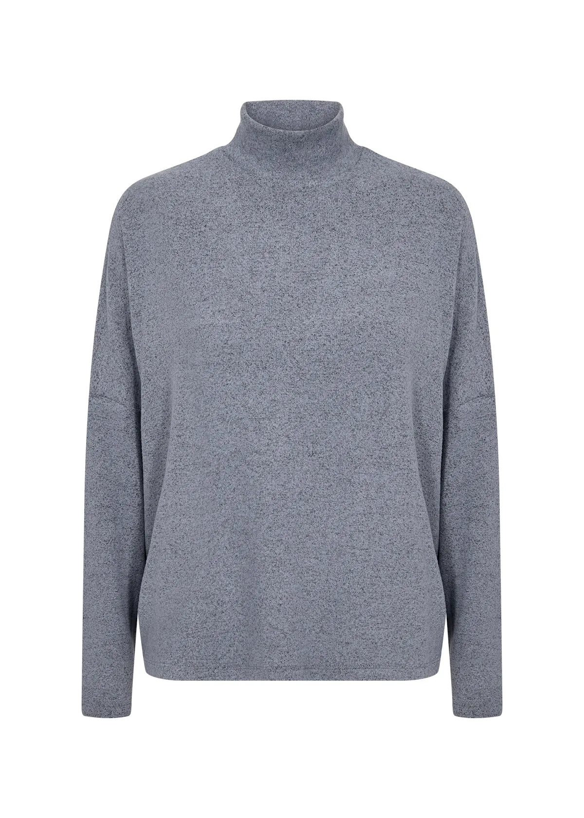 Flint Blue Turtleneck Pullover