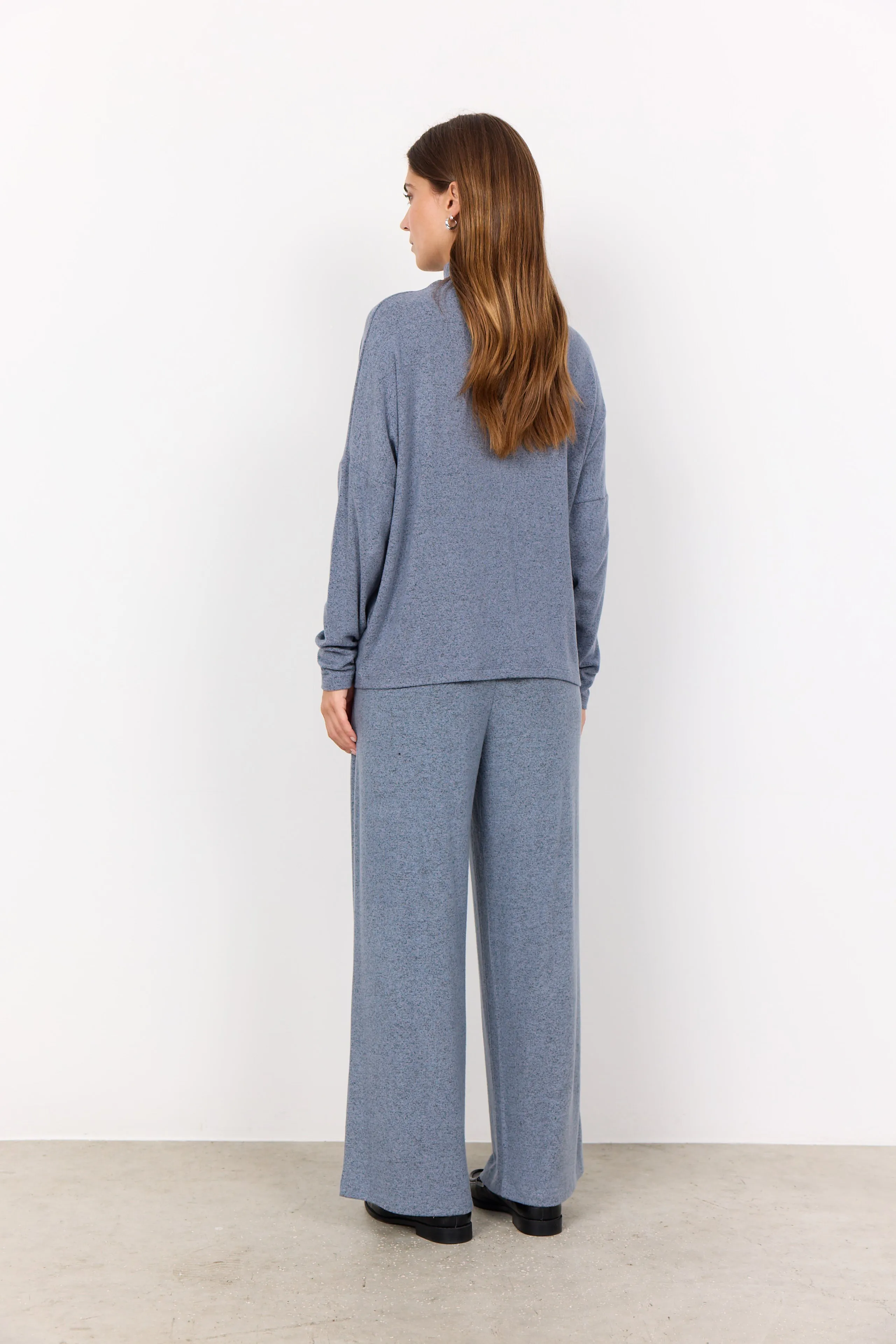 Flint Blue Turtleneck Pullover