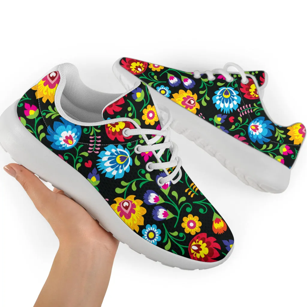 Floral sport sneakers