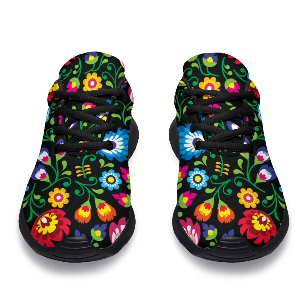 Floral sport sneakers