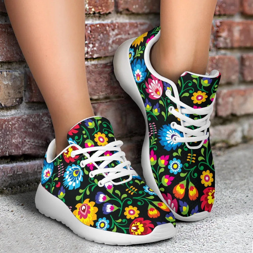 Floral sport sneakers
