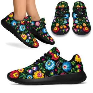 Floral sport sneakers