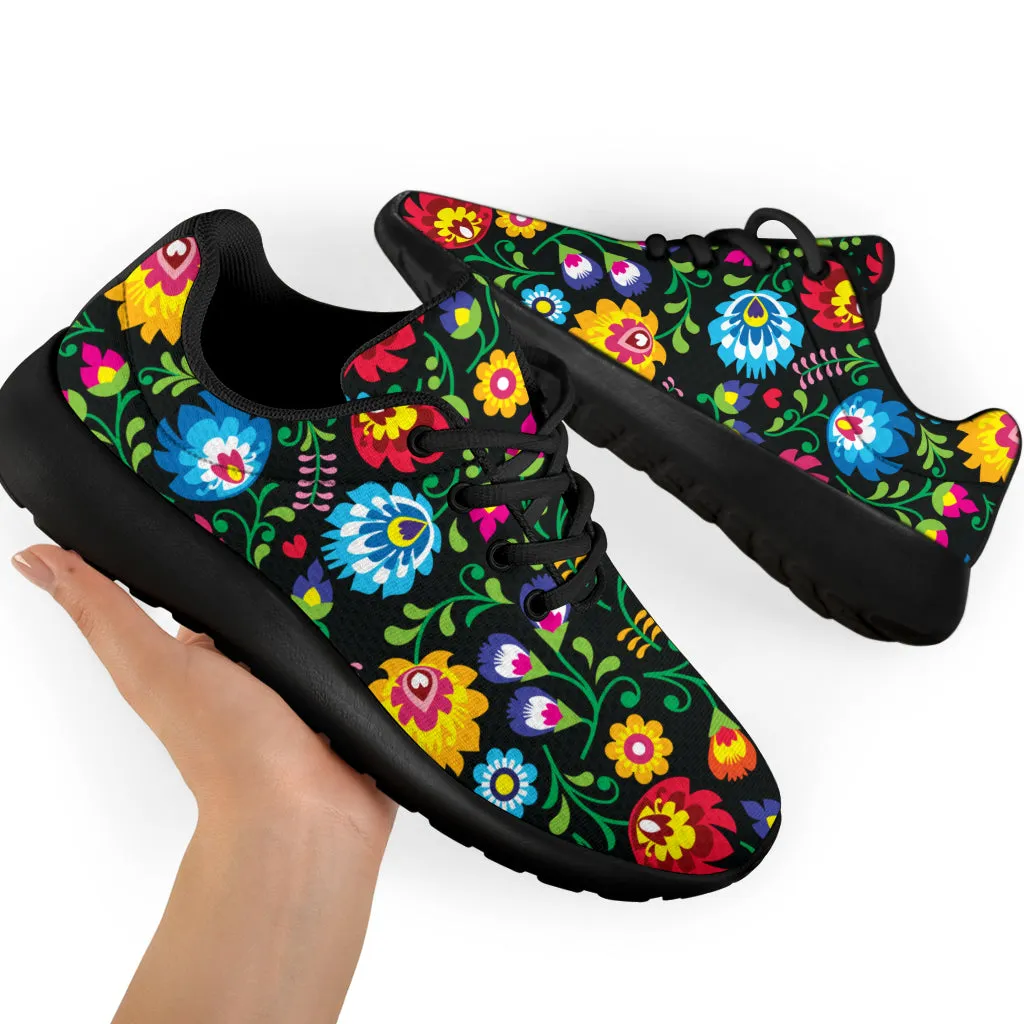 Floral sport sneakers