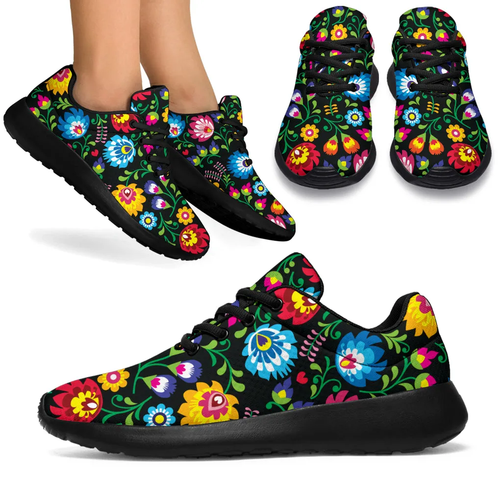 Floral sport sneakers