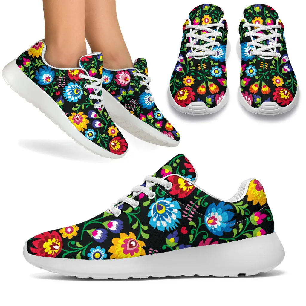 Floral sport sneakers