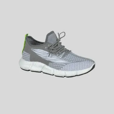 flyknit lace up sport shoes
