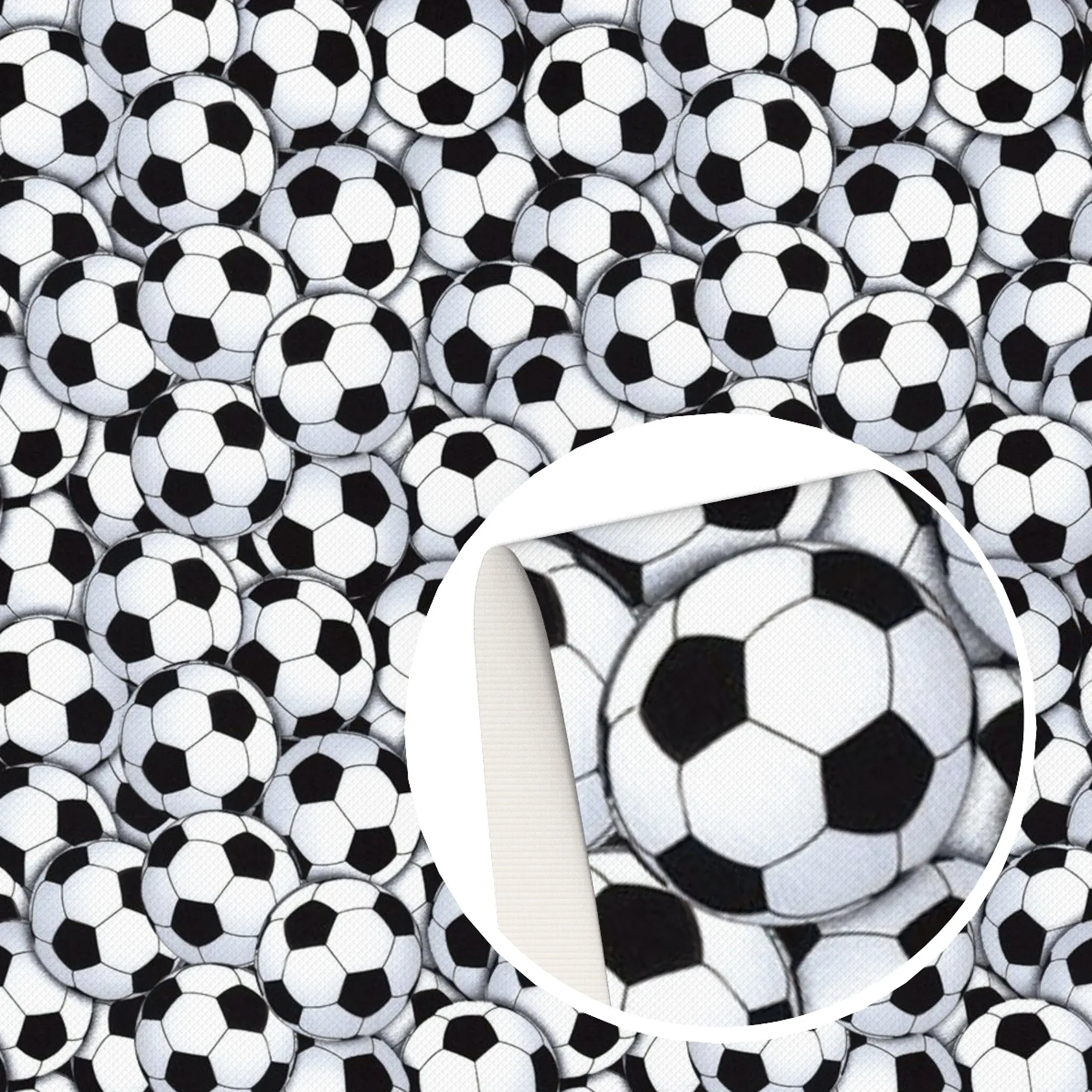 football printed fabric