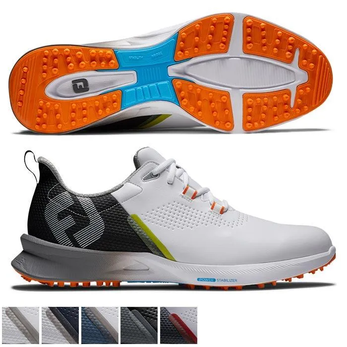 Footjoy FJ Fuel Shoes 8.5 White/Blue Fog/Red (55441) M