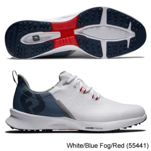 Footjoy FJ Fuel Shoes 8.5 White/Blue Fog/Red (55441) M