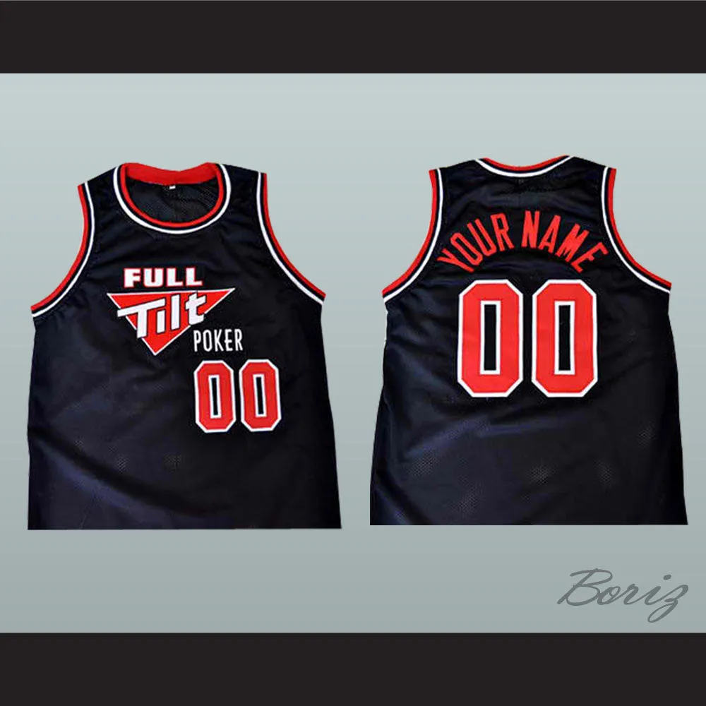 Full Tilt Poker Customized Basketball Jersey Your Name and Your Number