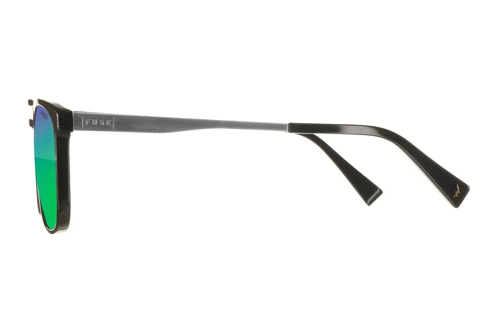Fuse Prescription Long Point Sunglasses | Gloss Black
