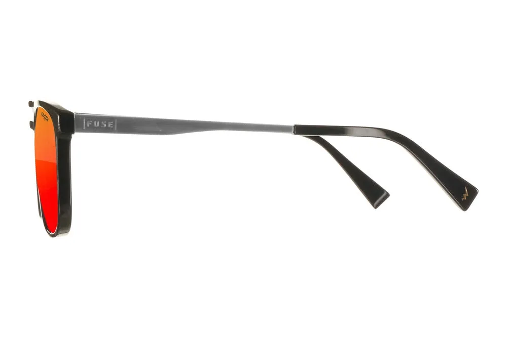 Fuse Prescription Long Point Sunglasses | Gloss Black