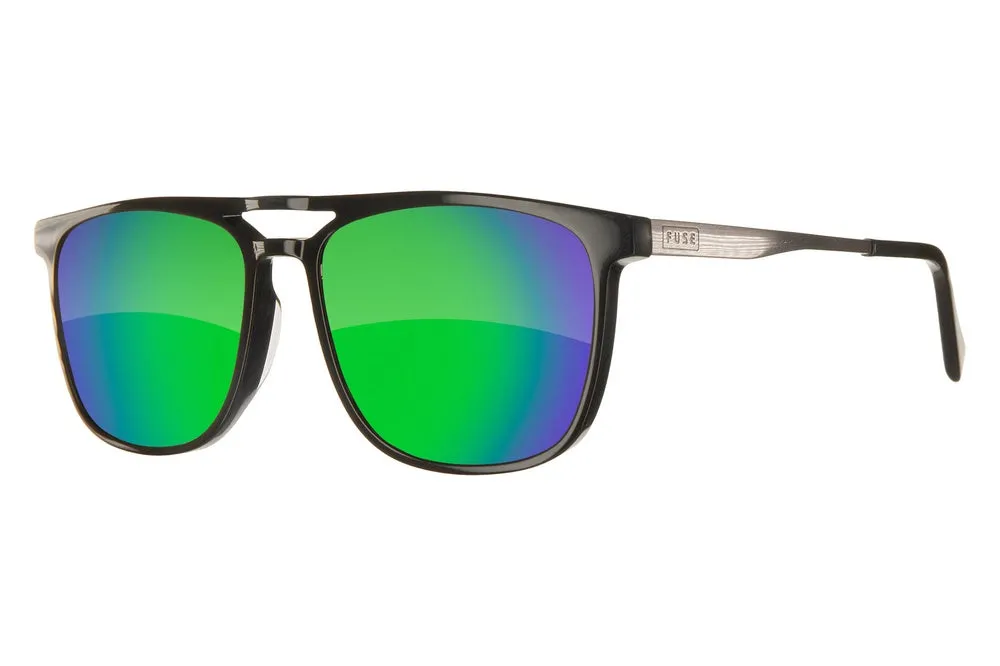 Fuse Prescription Long Point Sunglasses | Gloss Black