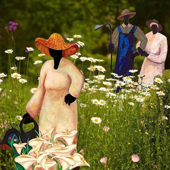 Garden Art - Big Mama Lillies