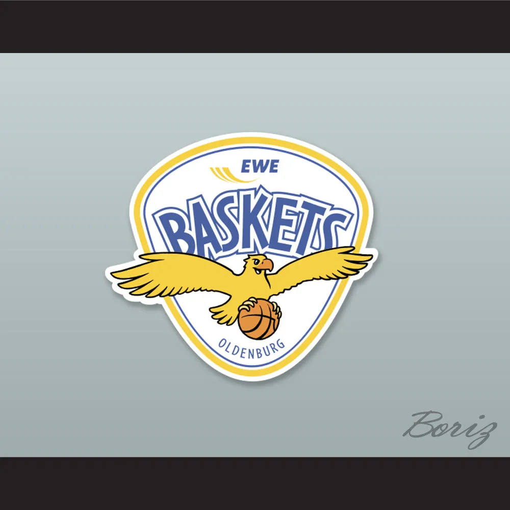 Gardner 22 EWE Baskets Oldenburg Germany Blue Basketball Jersey