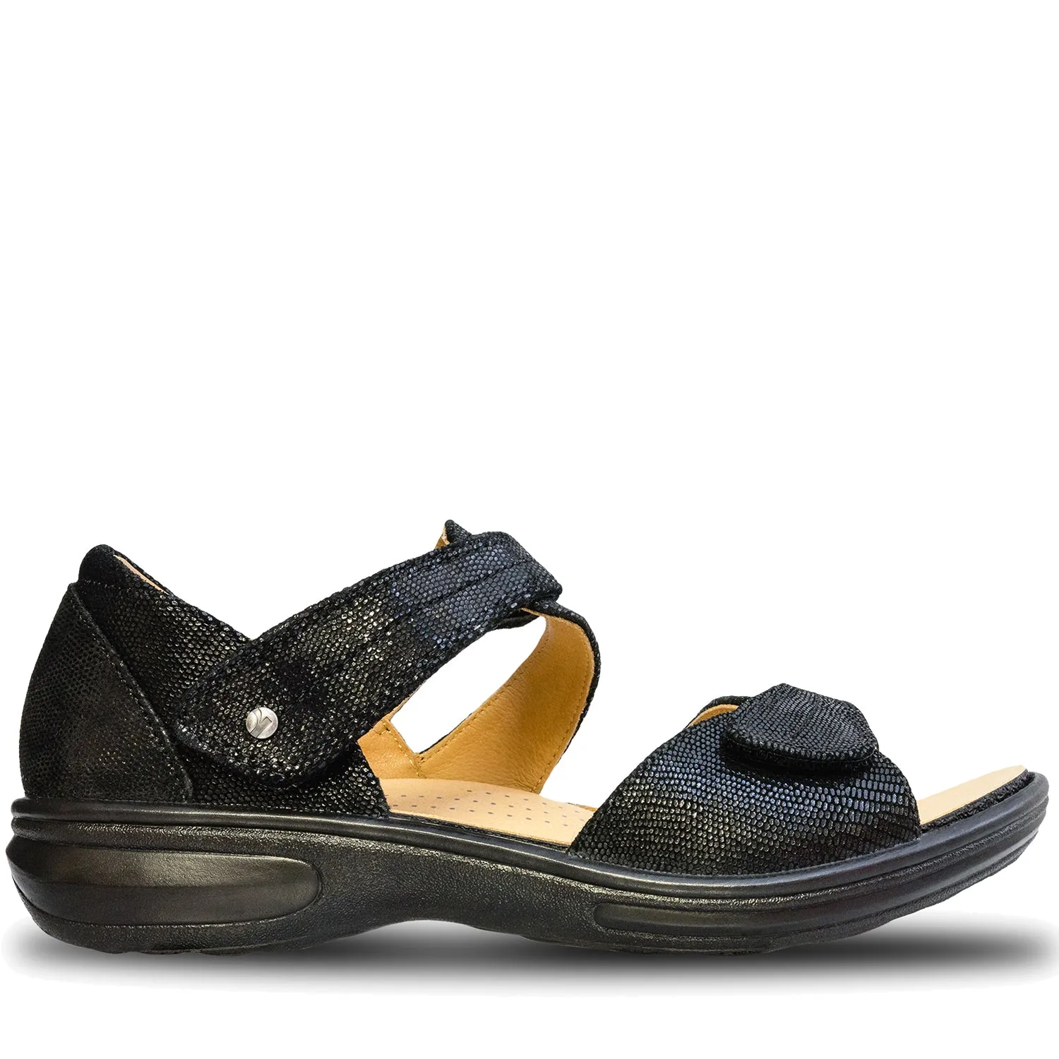 GENEVA - BLACK LIZARD LEATHER FS