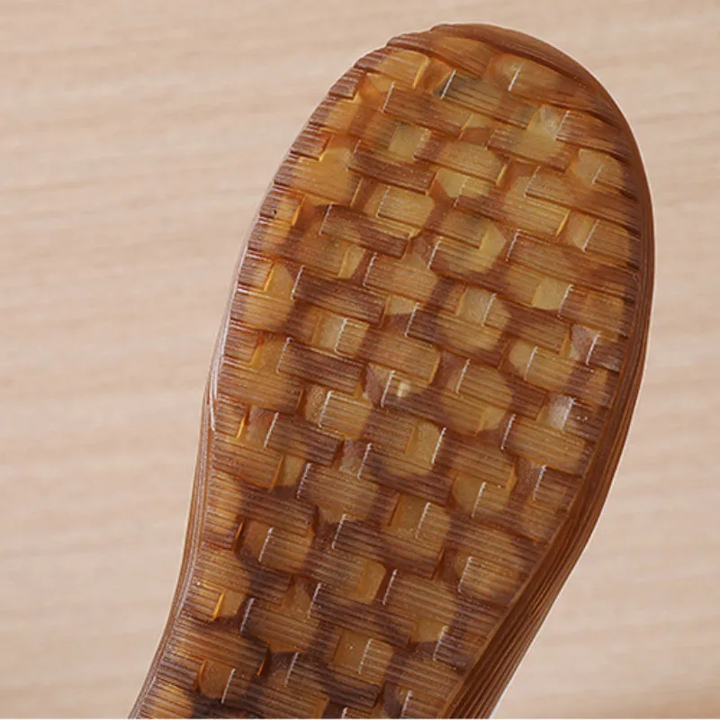 Genuine Leather Women's Soft Sole Comfortable Flat Casual Shoes