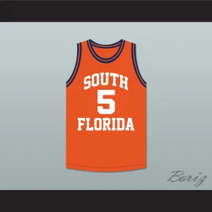 George Floyd 5 South Florida State College Panthers Orange Basketball Jersey