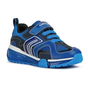 Geox Bayonyc Blue Light-Up Trainer