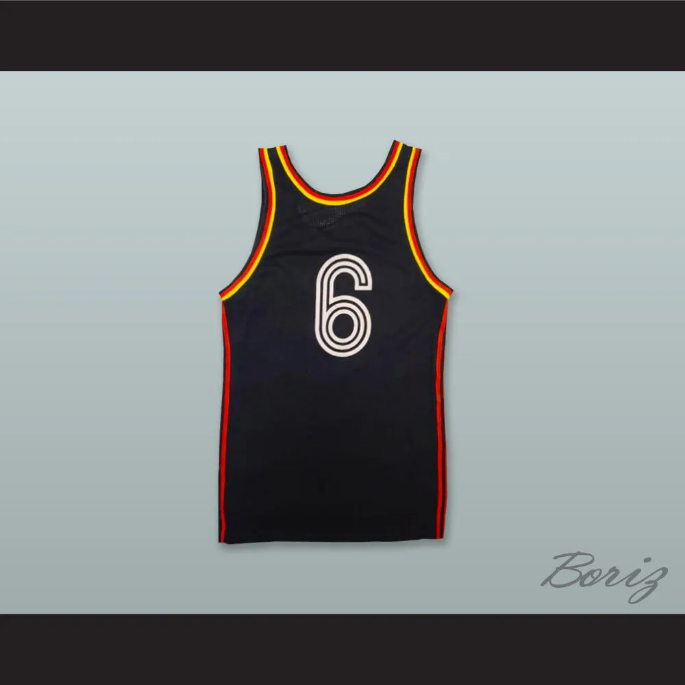 Germany 6 Black Basketball Jersey