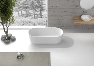 Gia Upright Stone Bath - 1600mm - G65166