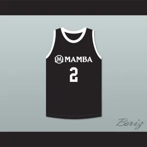 Gianna 2 Mamba Ballers Black Basketball Jersey Version 4