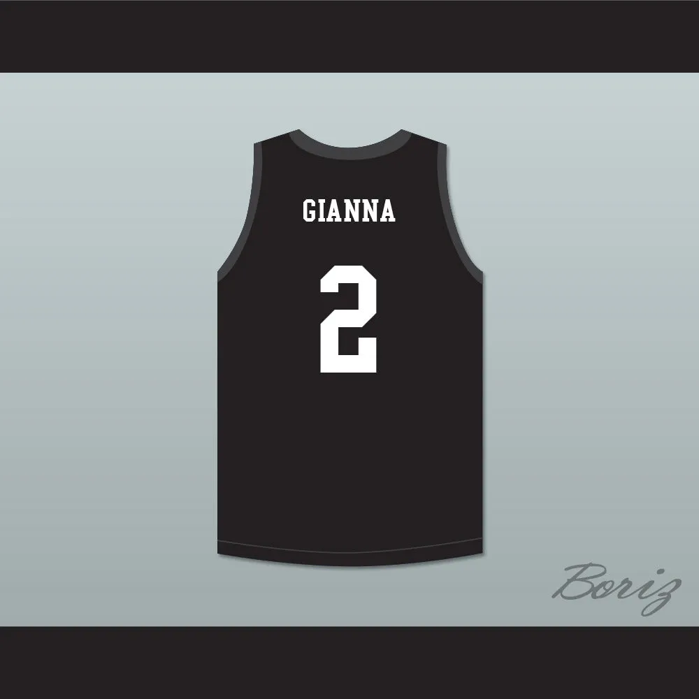 Gianna 2 Mamba Ballers Black Basketball Jersey