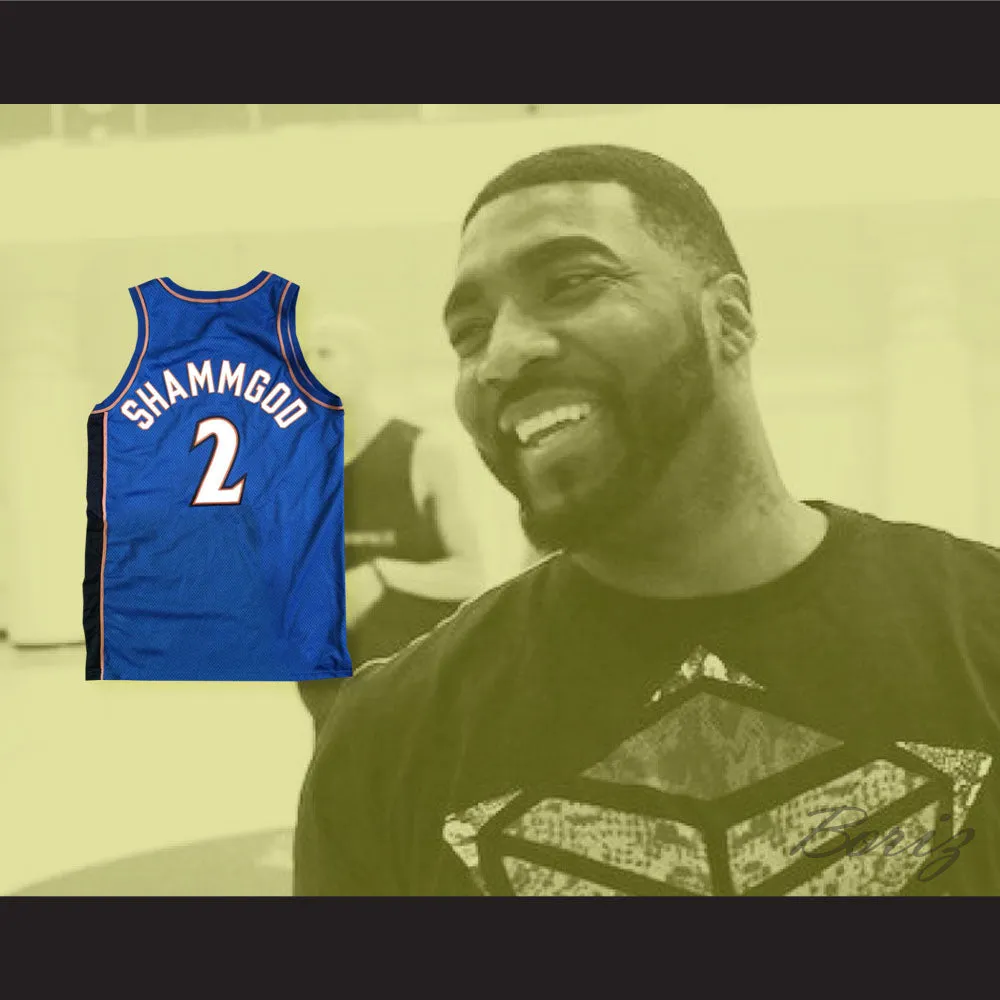 God Shammgod 2 Pro Career Blue Basketball Jersey