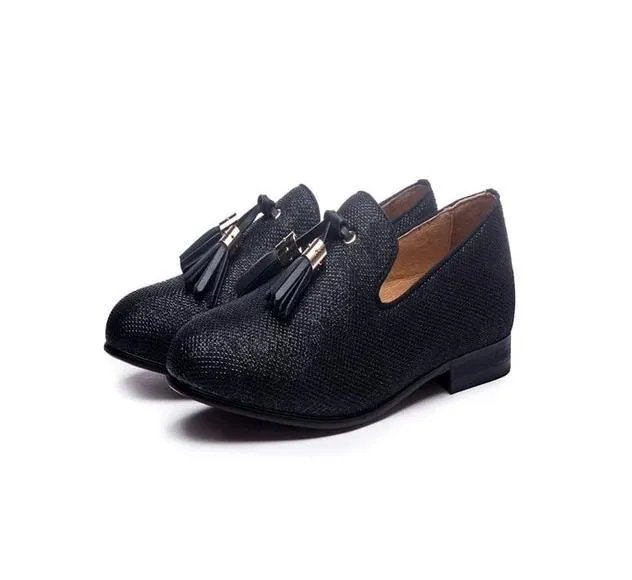 Gold Tassel of Loafers Red Sole Loafers
