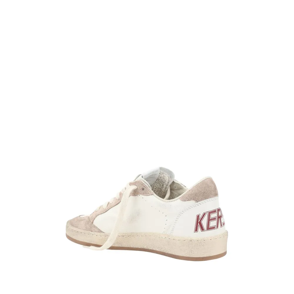 Golden Goose Ball Star Women Ivory Sneakers Leather High Top Flat Trainer Shoes