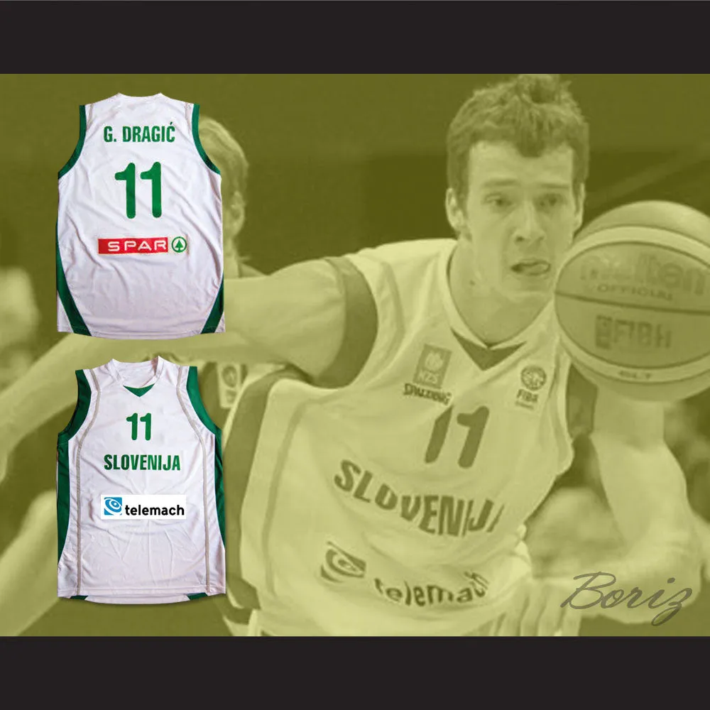Goran Dragic 11 Slovenija Basketball Jersey