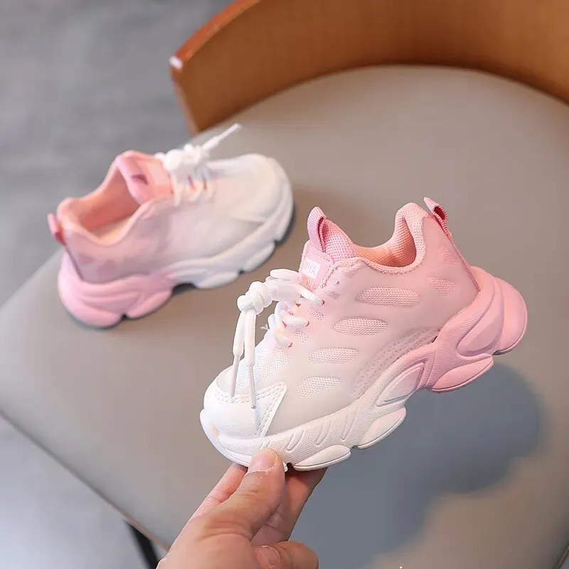 Gradient Color Children Sports Shoes
