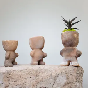 Groot Pot, Vintage Terracotta Sculptural Planter