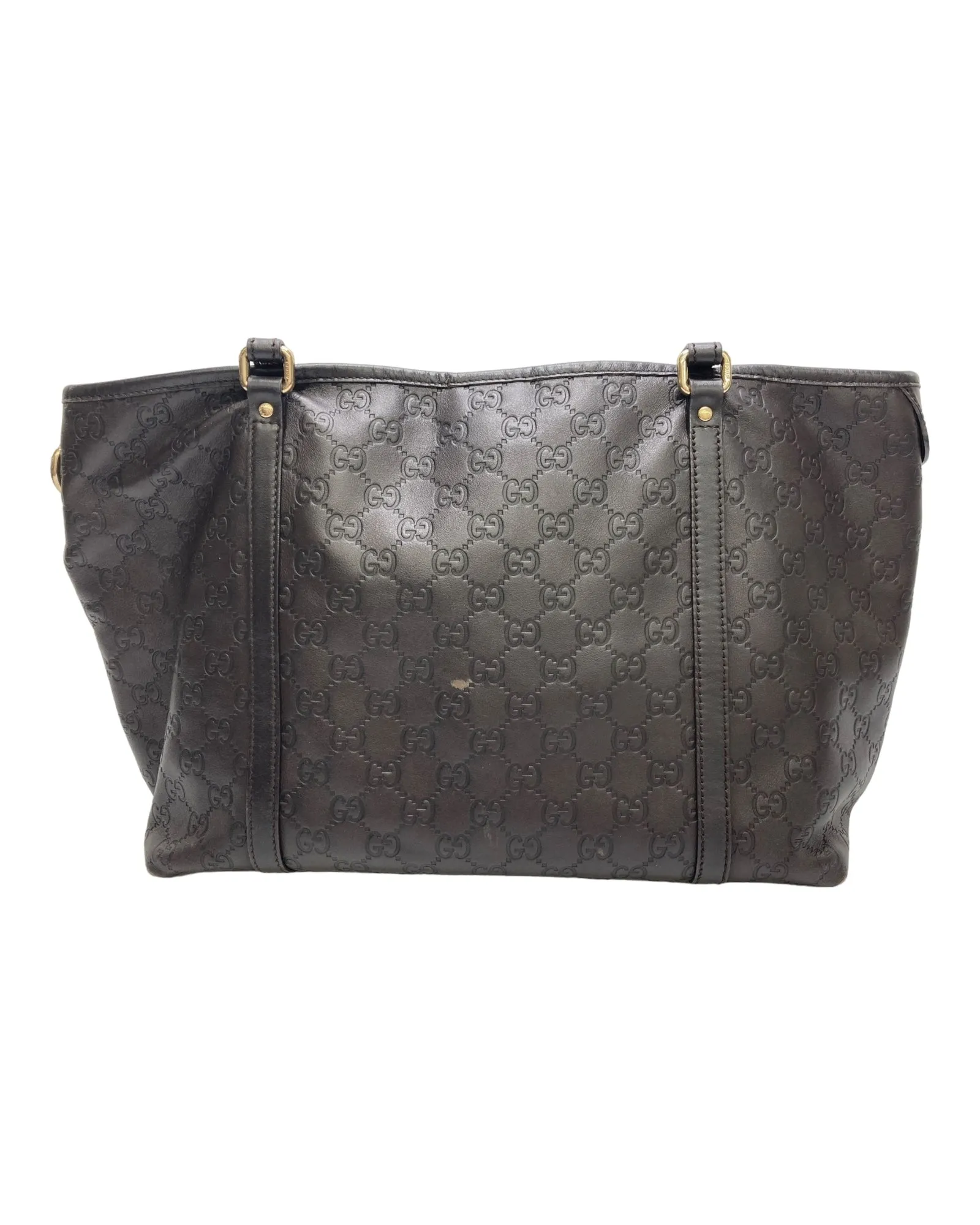 Gucci Guccissimo Joy Tote in Brown Leather