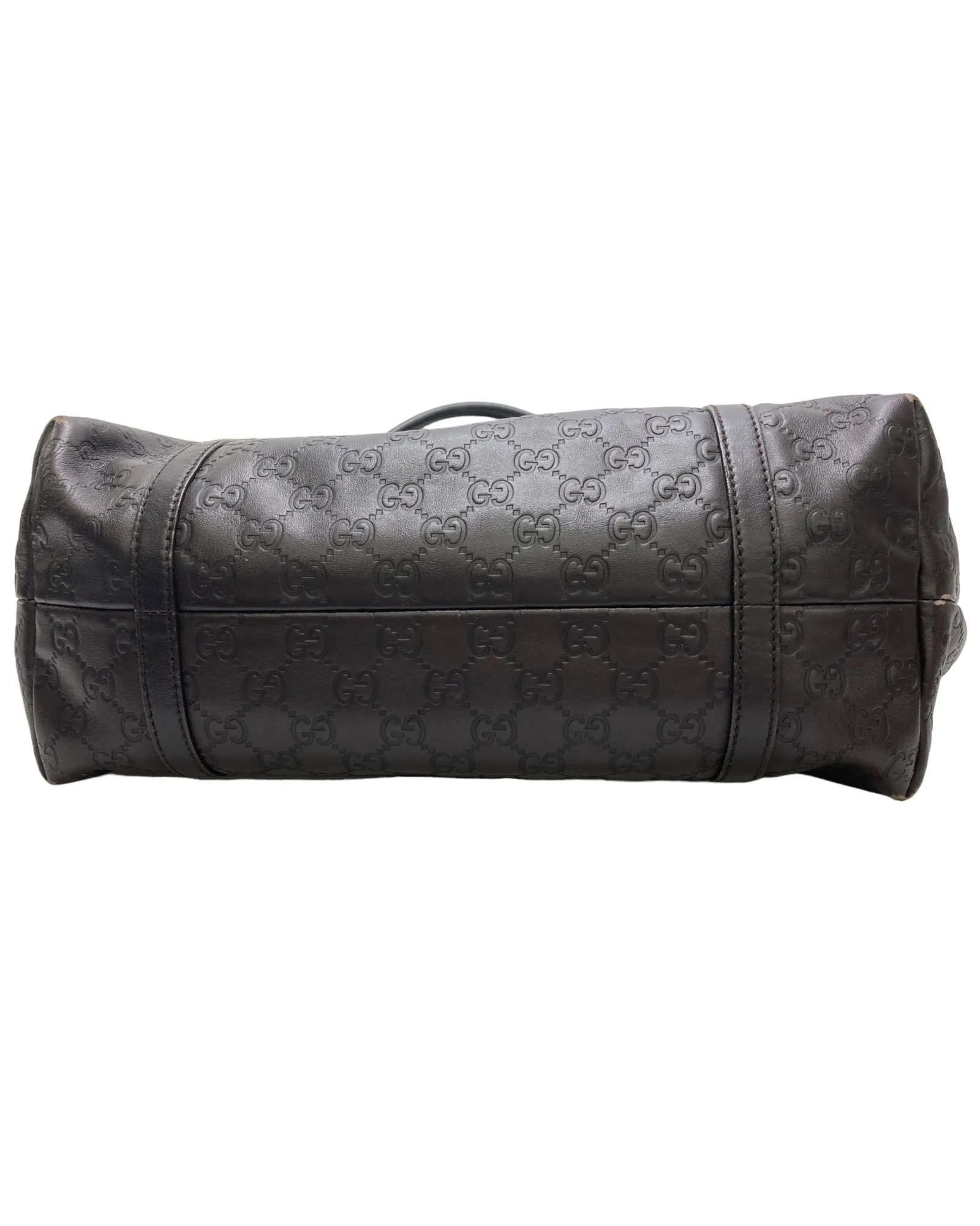 Gucci Guccissimo Joy Tote in Brown Leather