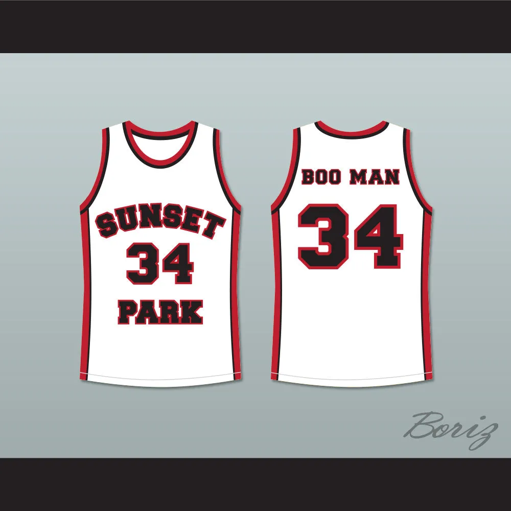 Guy Torry Boo Man 34 Sunset Park White Basketball Jersey