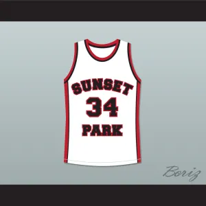 Guy Torry Boo Man 34 Sunset Park White Basketball Jersey