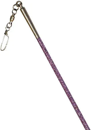 Gymnastics ribbon stick with glitter