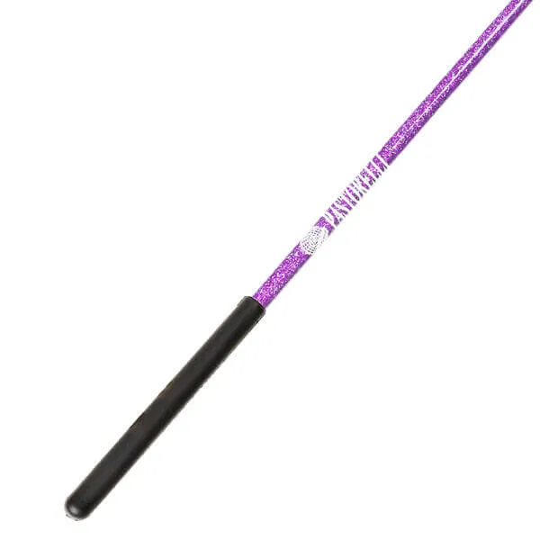 Gymnastics ribbon stick with glitter