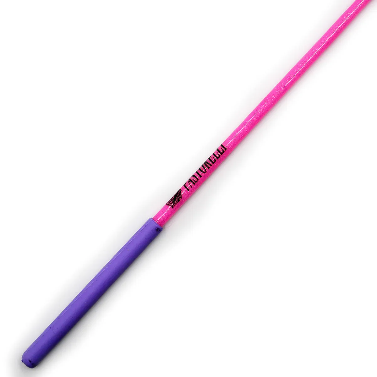 Gymnastics ribbon stick with glitter
