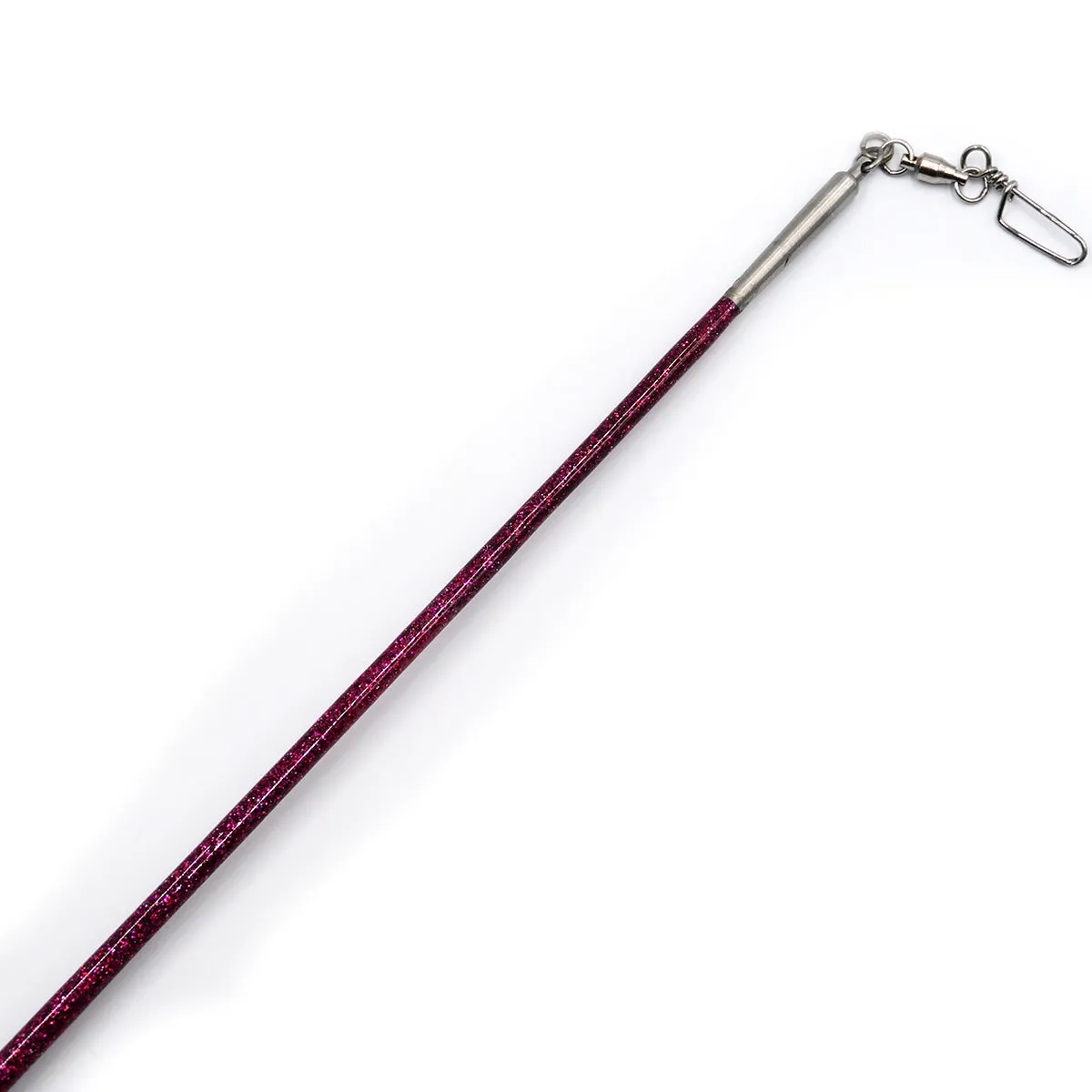 Gymnastics ribbon stick with glitter