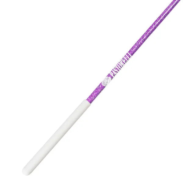 Gymnastics ribbon stick with glitter