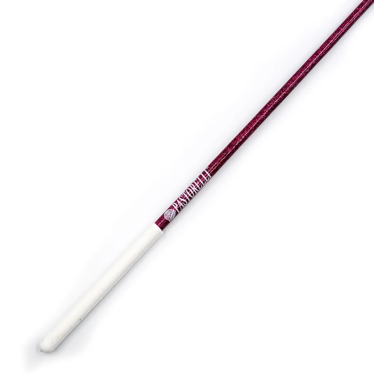 Gymnastics ribbon stick with glitter