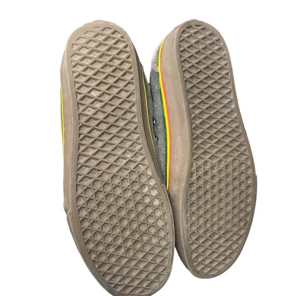 H3-23 RARE!! Vans Spitfire Rasta Shoes