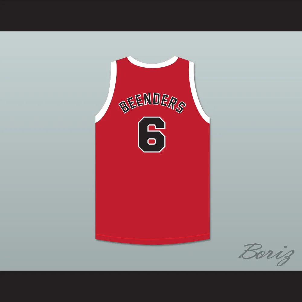 Hank Beenders 6 Providence Steamrollers Red Basketball Jersey 2