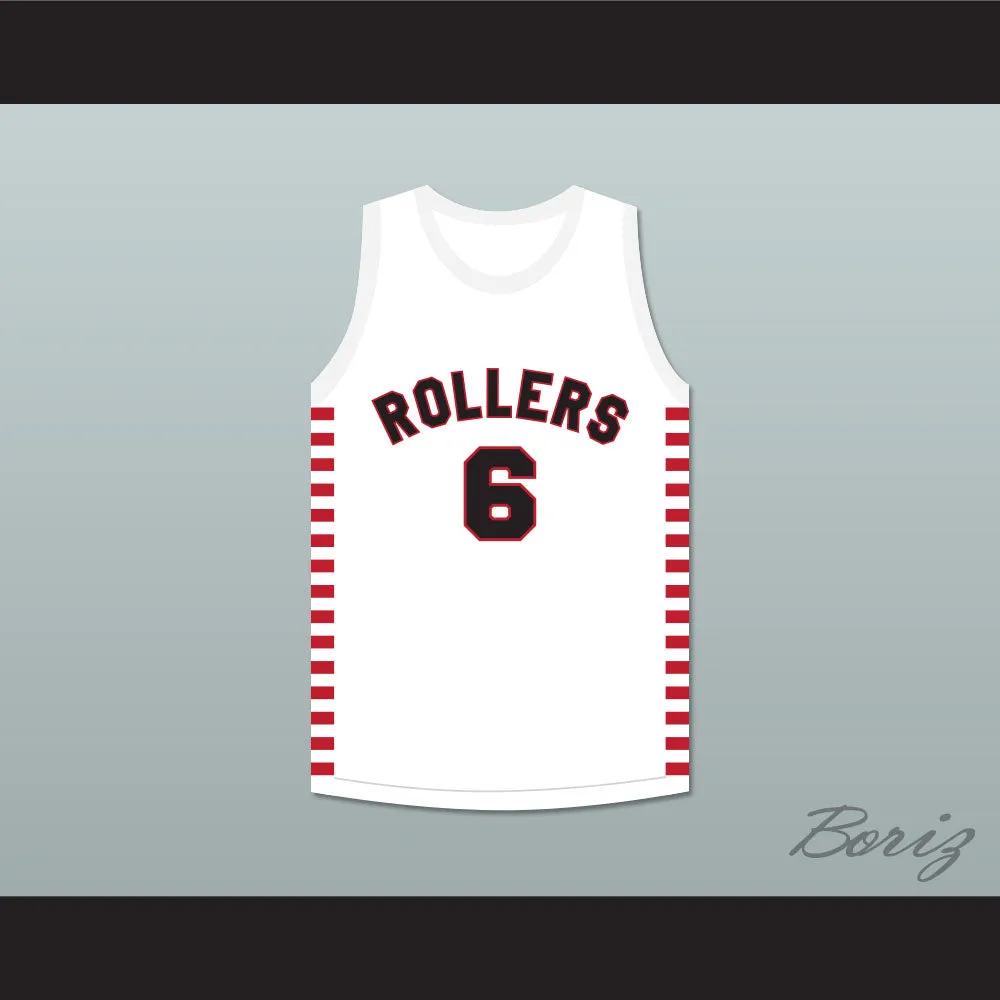 Hank Beenders 6 Providence Steamrollers White Basketball Jersey 1