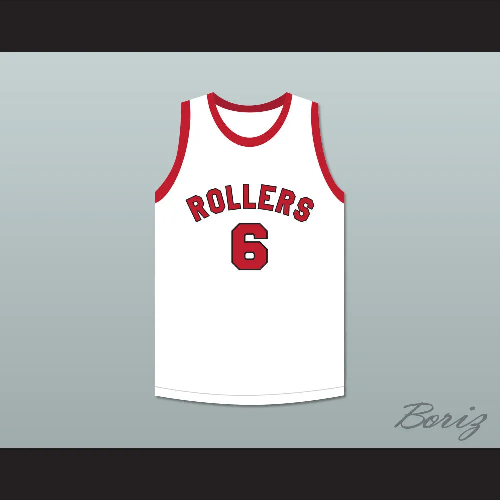 Hank Beenders 6 Providence Steamrollers White Basketball Jersey 3