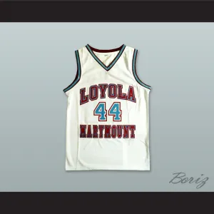 Hank Gathers 44 Loyola Marymount Lions White Basketball Jersey