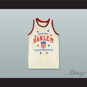 Harlem Globetrotters 27 White Basketball Jersey